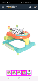 mychild roundabout 4 in 1 activity walker citrus